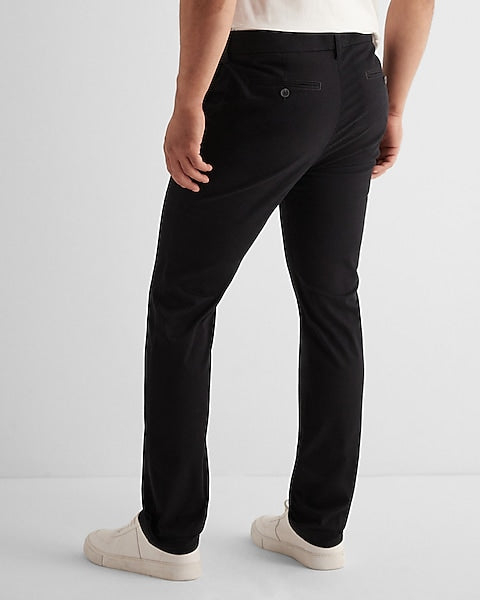 Slim Straight Hyper Stretch Cotton Chino Pant