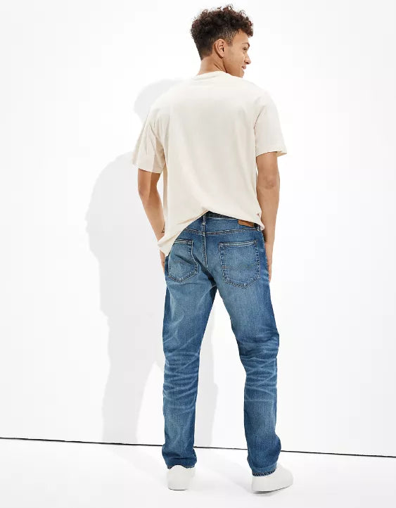 Slim Straight Jeans For Men - Stylish Men's Jeans - Available In Blue - AceCart