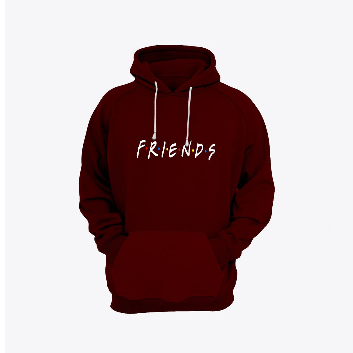 Friends Printed Fleece Full Sleeves Pull Over Hoodie For Men And Women