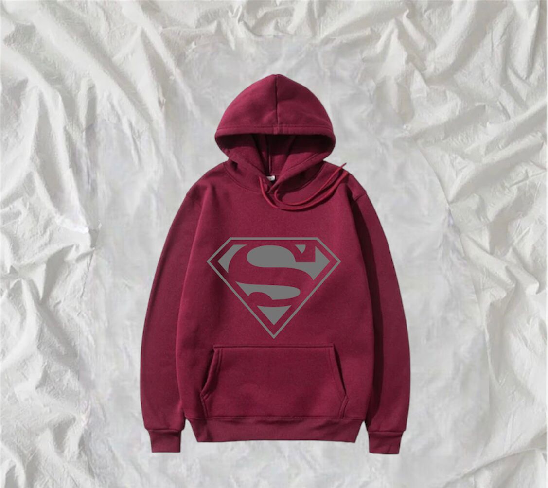 Super Man Winter Fleece Full Seeves Hoodie For Men