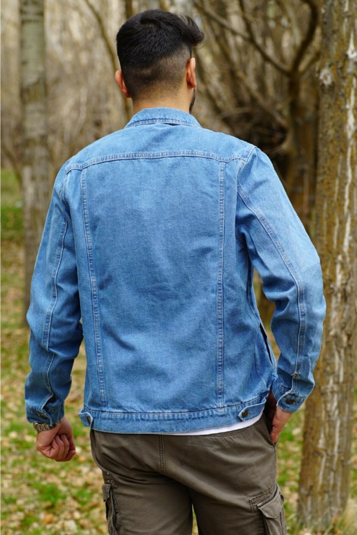 Couple Denim Jacket Light Blue