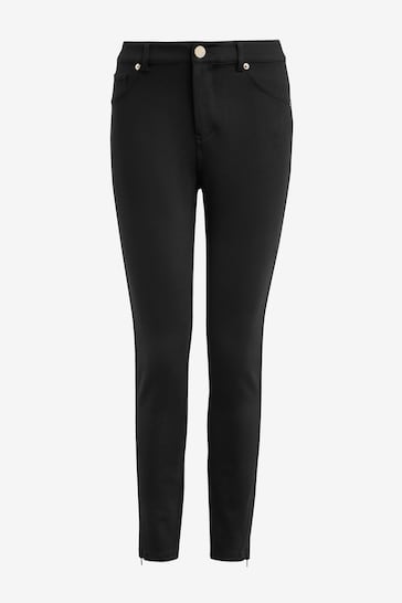 Ted Baker Strenti Skinny Zip Cuff Ponti Jeggings - Stylish Women's Jeggings - Available In Black