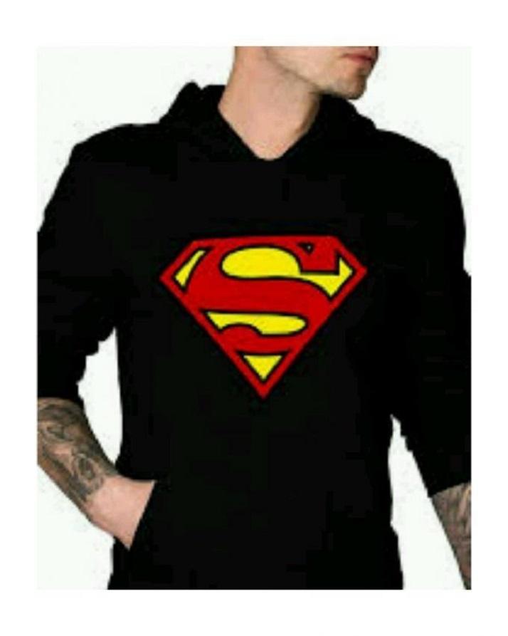 Black Hoody Supermen Hoody For Mens Fit Hoodie Mens