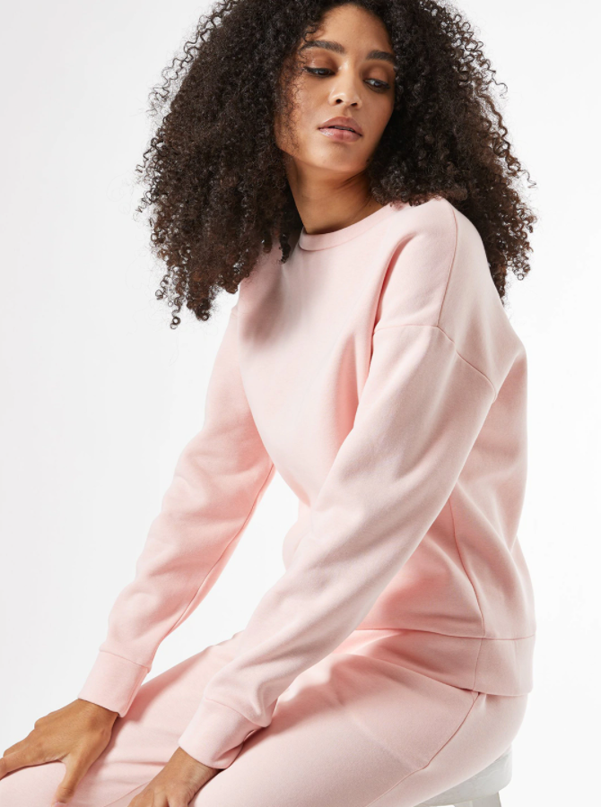 Ace Women Pink Solid Sweatshirt