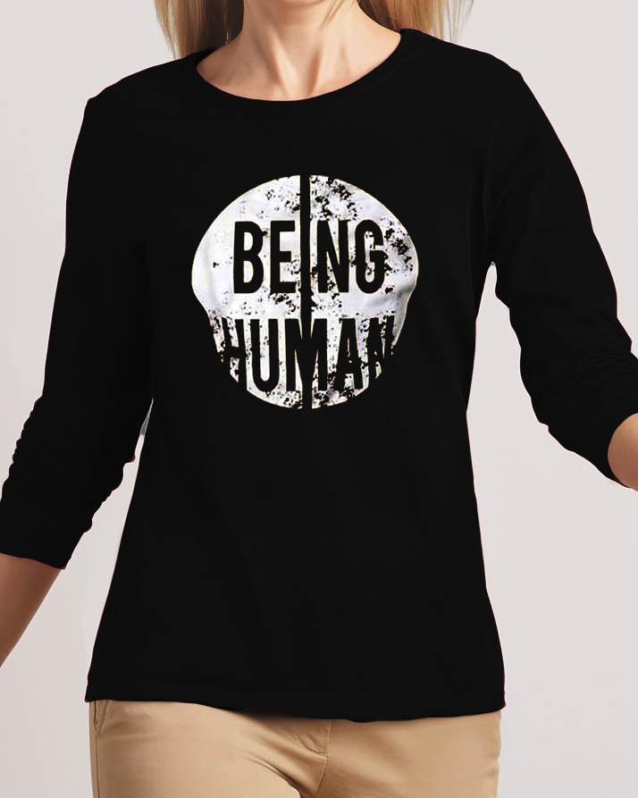 Being Human New Fashion Black High Graphic Excellent Quality T-shirt - Front View - AceCart