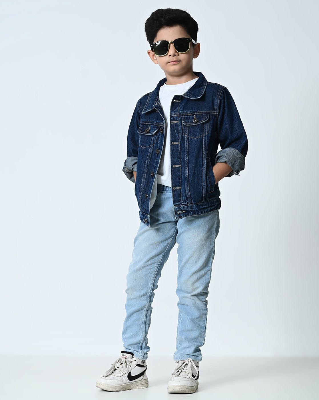 Boys Denim Jacket Dark Blue