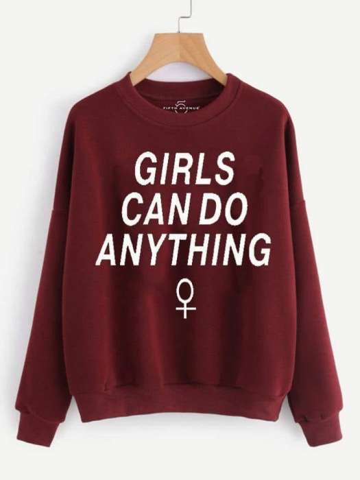 Can Do Anything - AceCart Warm Hooded Sweatshirt in Maroon