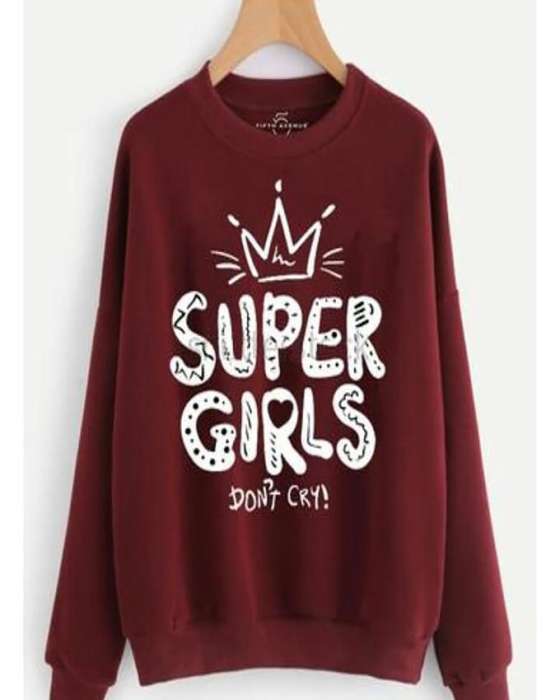 Super Sweat Shirt For womens 616 - AceCart Warm Hooded Sweatshirt in Maroon