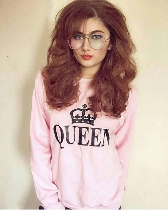 Queen Sweatshirt - AceCart Warm Hooded Sweatshirt in Pink