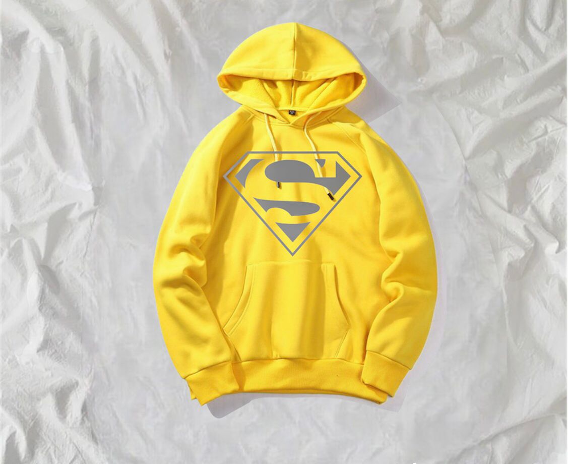 Super Man Winter Fleece Full Seeves Hoodie For Men