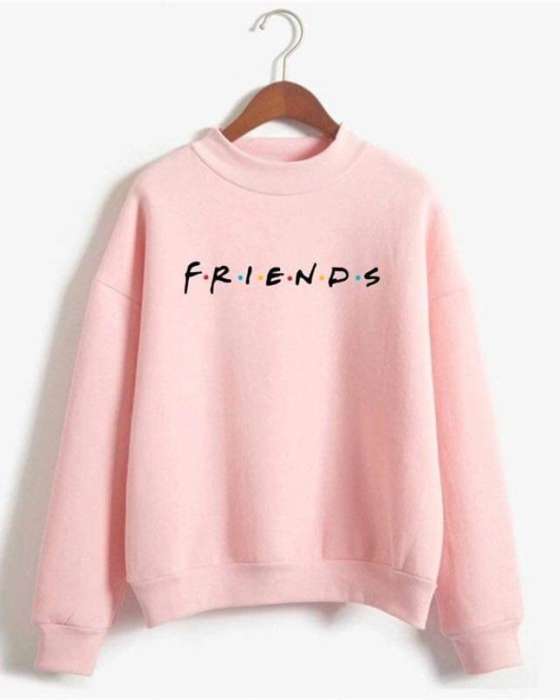 Womens sweatshirt pink color new design printed - AceCart Warm Hooded Sweatshirt in Pink