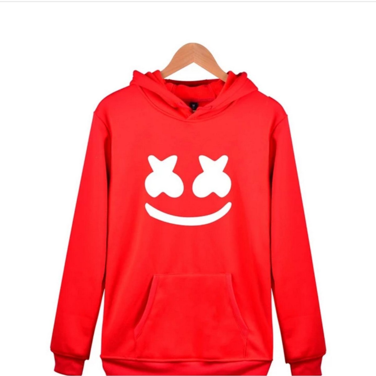 Marhsmallow Printed Pullover Hoodie For Women