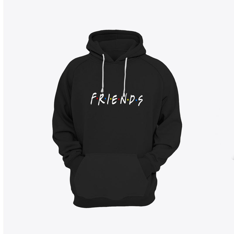 Friends Printed Fleece Full Sleeves Pull Over Hoodie For Men And Women