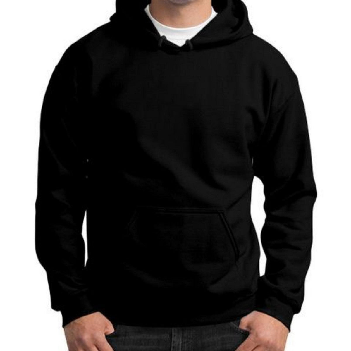 Hoodie Trendy Stylish PLAIN kangroo hoodie For Men N Boys pocket drawstring casual