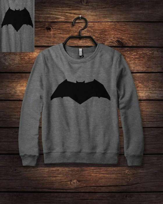 Grey batman Printed Sweat Shirt For Women 604 - AceCart Warm Hooded Sweatshirt in Grey