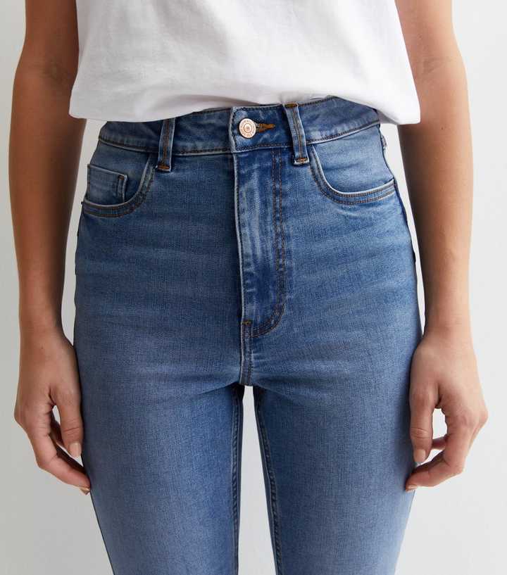 Blue Mid Wash Lift & Shape Jinna Skinny Jeans