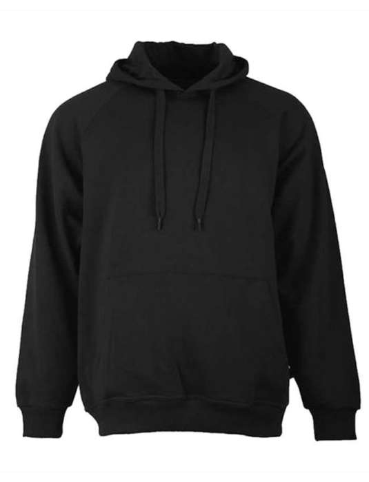 Black plain Hoodie for womens both - AceCart Warm Hooded Sweatshirt in Black