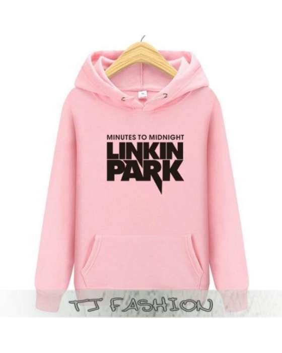 Linkin park hoodie For and women - AceCart Warm Hooded Sweatshirt in Pink