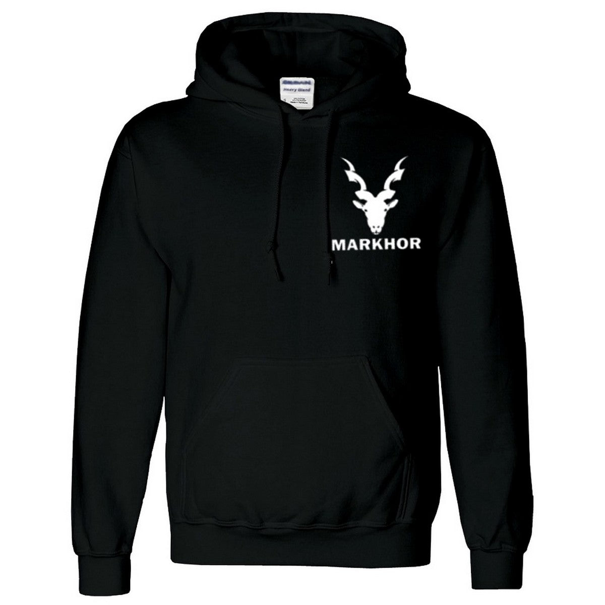 MARKHOR Hoodie Black Cotton Printed Hoody Upper Hoodie Pocket Design All Color Available For Mens