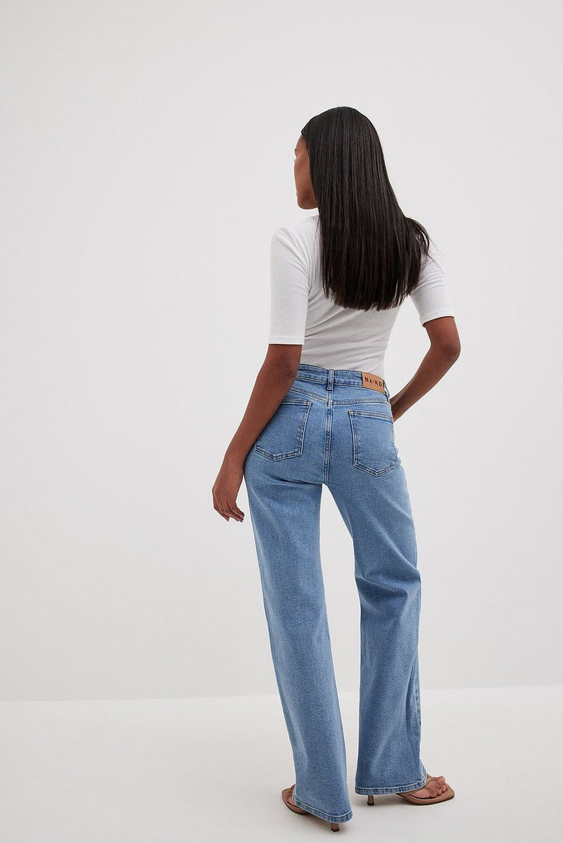 Mid Waist Denim For Womens