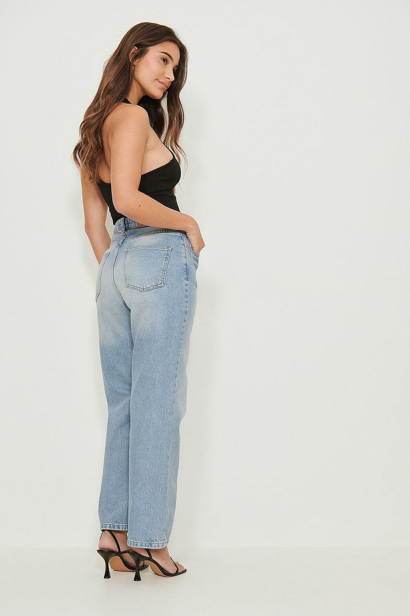 Highwaist Relaxed Jeans For Womens