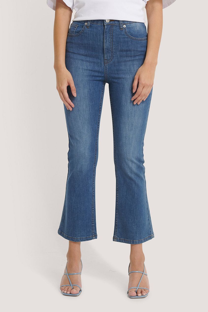 Kick Flare Skinny Jeans For Womens