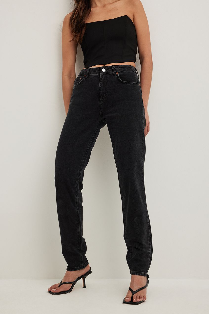 Slim Mid Waist Jeans For Womens