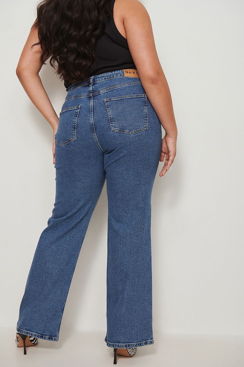 Recycled Relaxed Full Length Jeans For Womens