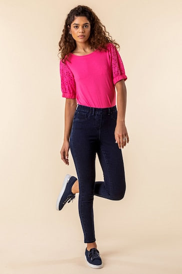 Roman Ultimate Stretch Jegging - Stylish Women's Jeggings - Available In Navy Blue