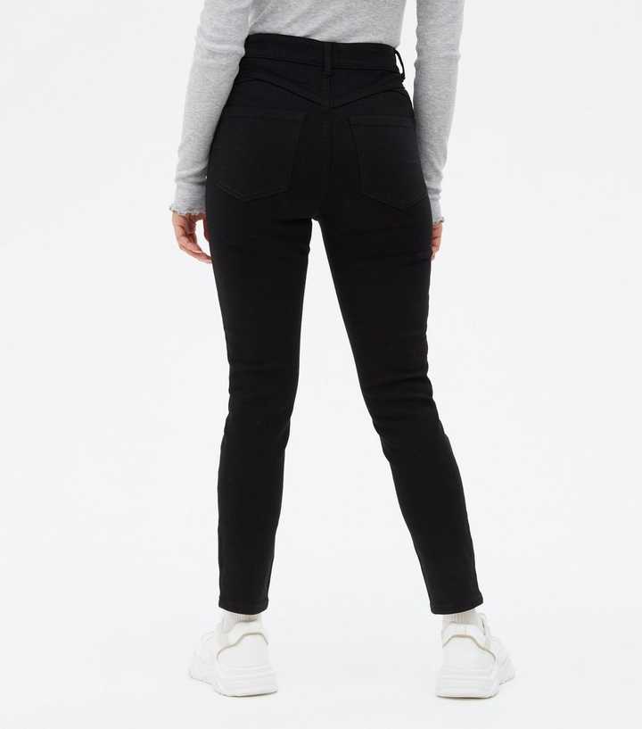 Petite Black Dark Wash Lift & Shape Jenna Skinny Jeans