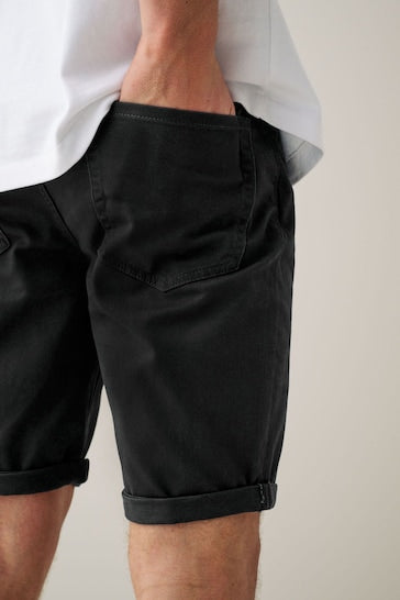 Motionflex 5 Pocket Chino Shorts For Mens Charcoal Grey